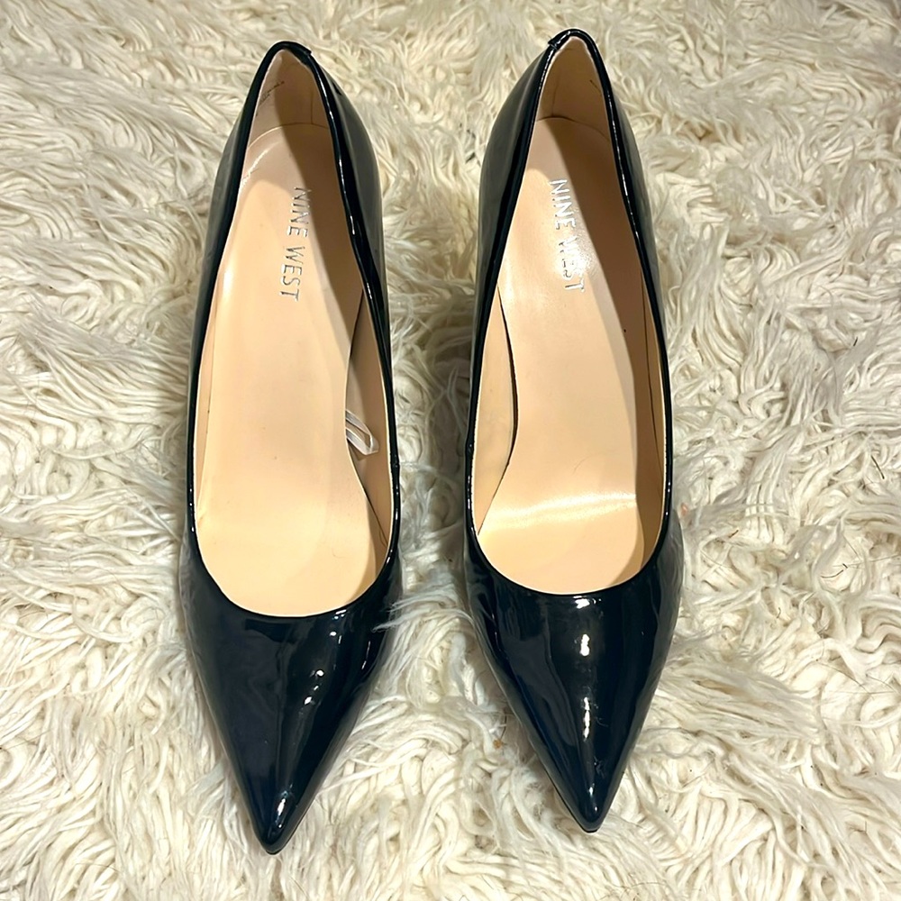 Nine West Patent Pumps